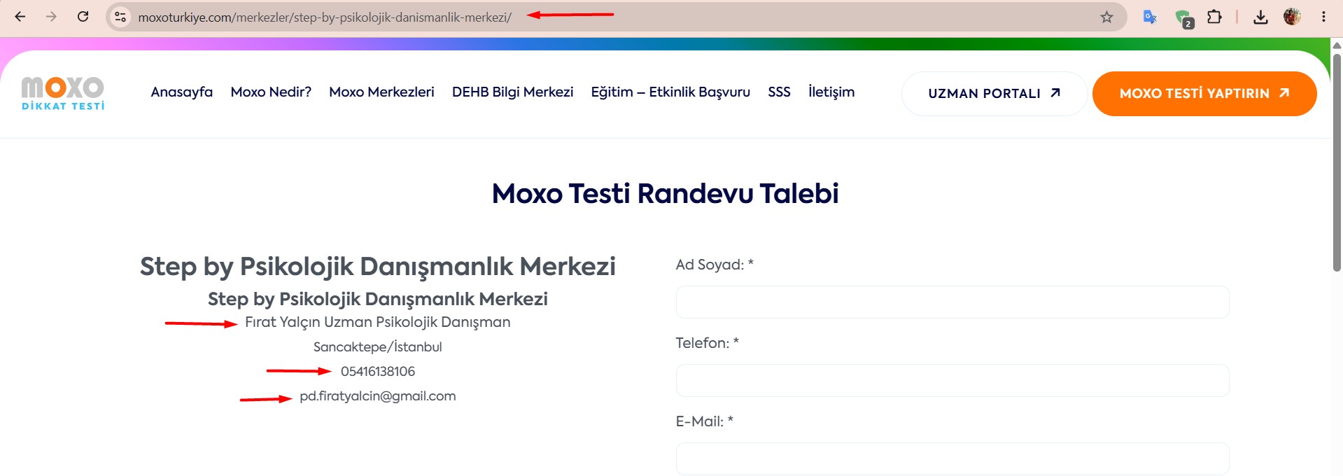 MOXO yetkili uygulayıcısı